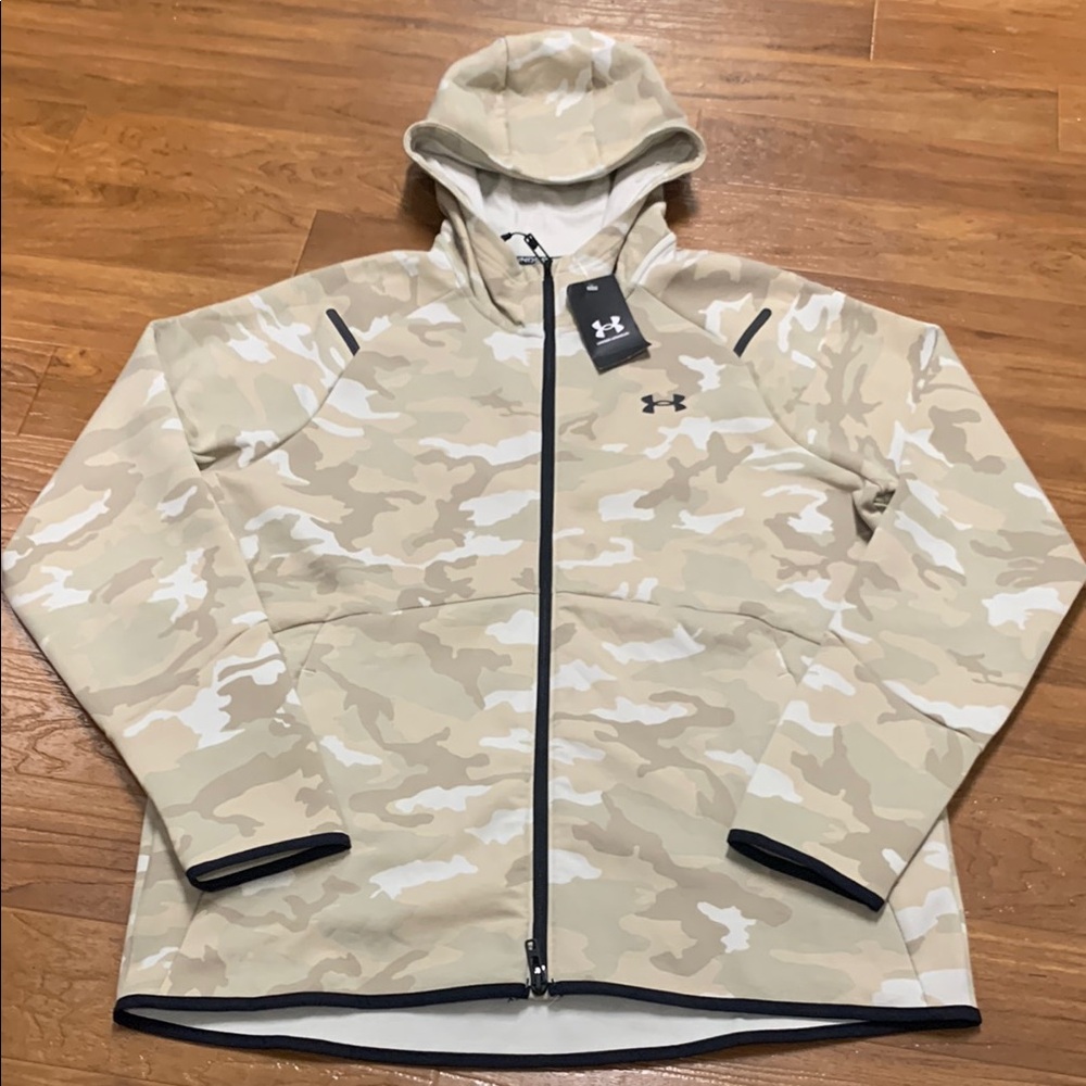 NWT Under Armour Desert Camo Full-Zip Hoodie Jacket
